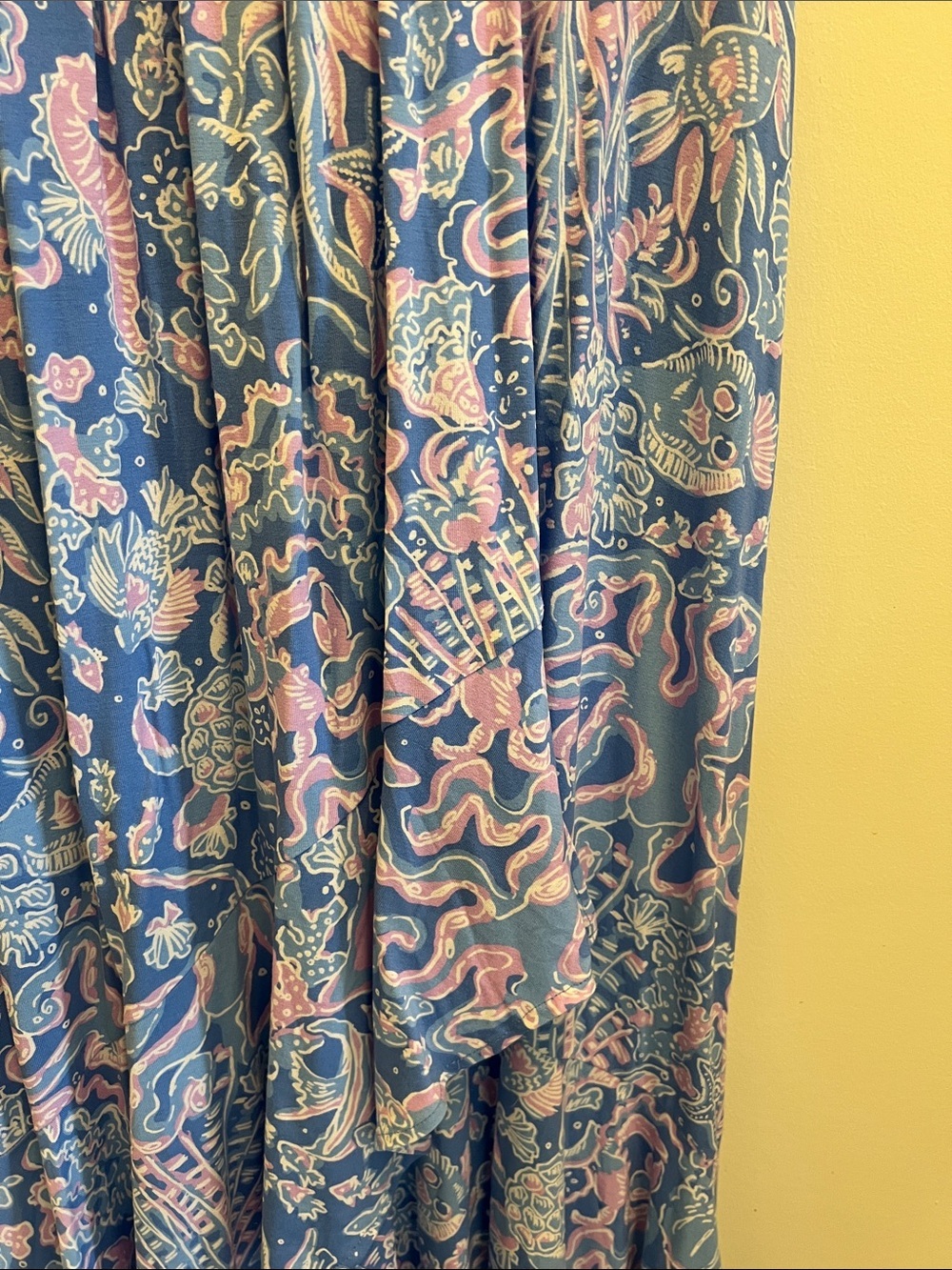 Lilly Pulitzer size M excellent condition Moana Faux Wrap dress Boca Blue - Picture 6 of 7